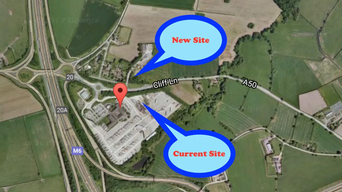 Lymm Truckwash new location map